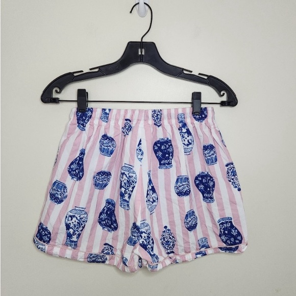 Women's 8 Oak Lane Ginger Jar Grandmillenial Pajama Shorts Sz XS /Small - Picture 3 of 4